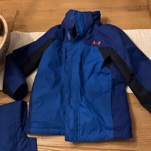 Under Armour Kids Blue and Black Puffer Jacket